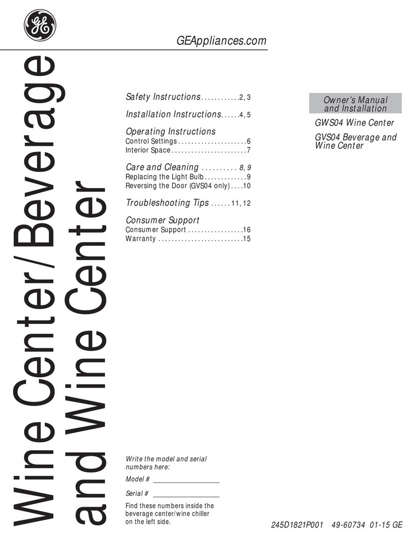 GE GVS04 Owner's manual and installation