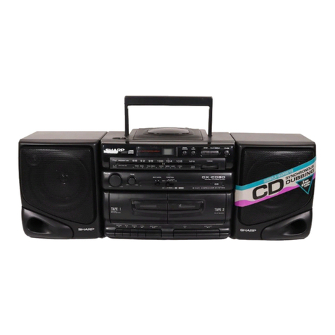 Sharp GX-CD130C User manual