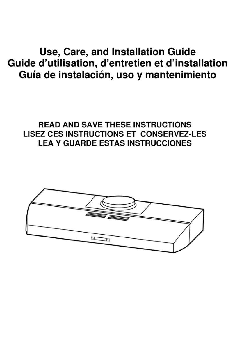 ELICA LI3B5A Bellagio Installation guide