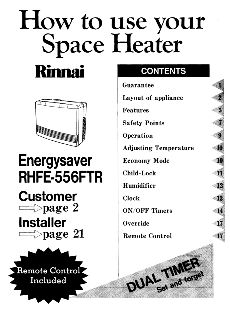 Rinnai rhfe-556ftp User manual Rinnai rhfe-556ftp User manual