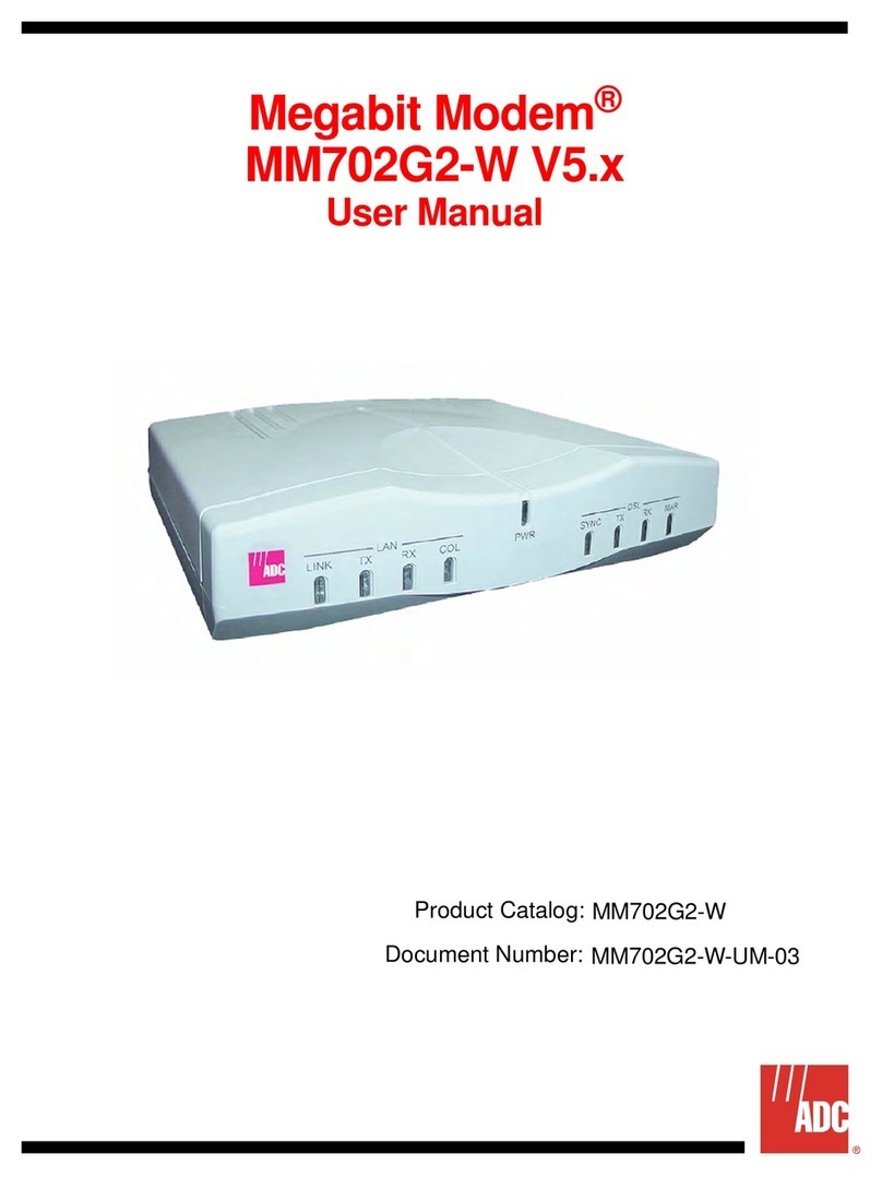 ADC MM702G2-W V5.x User manual