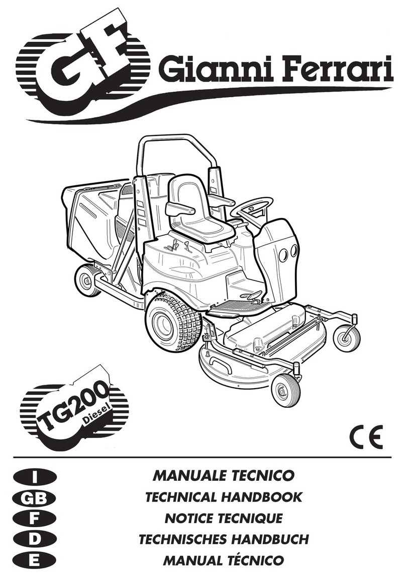 Gianni Ferrari TG 200 D Technical handbook Gianni Ferrari TG 200 D Technical handbook