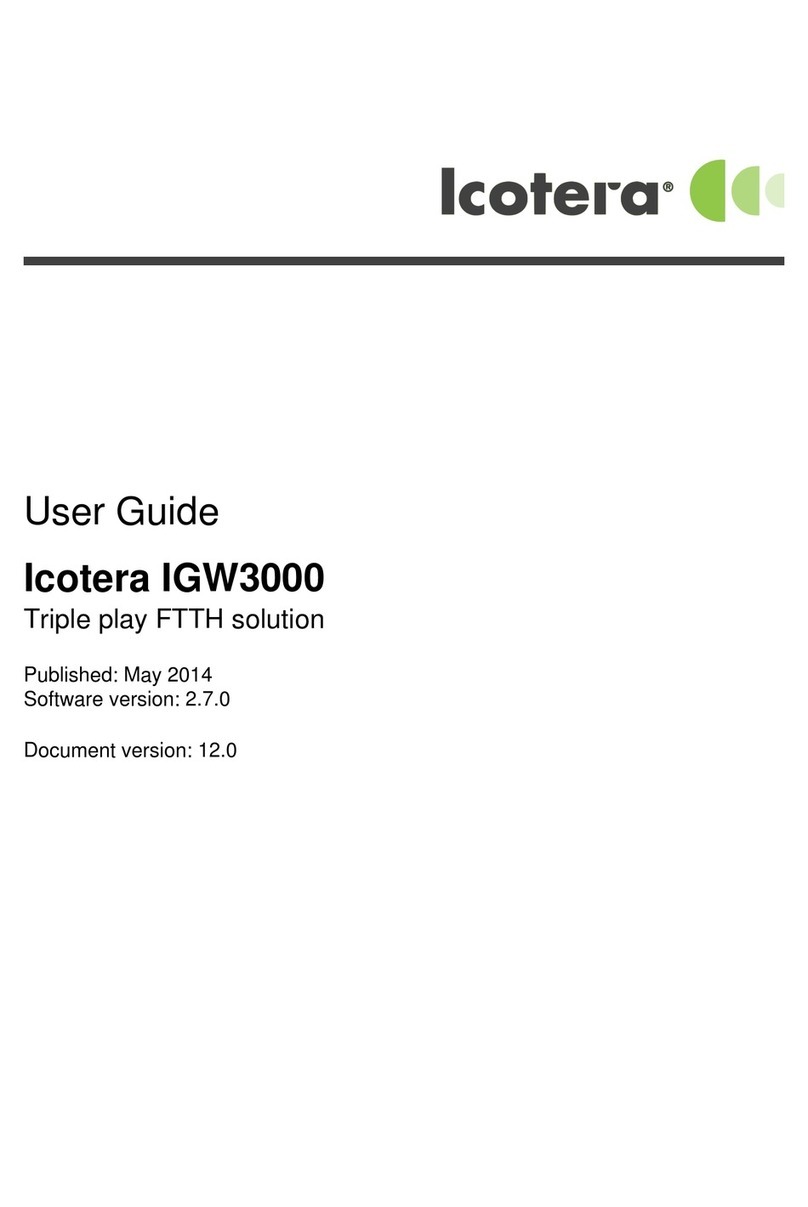 Icotera IGW3000 user guide