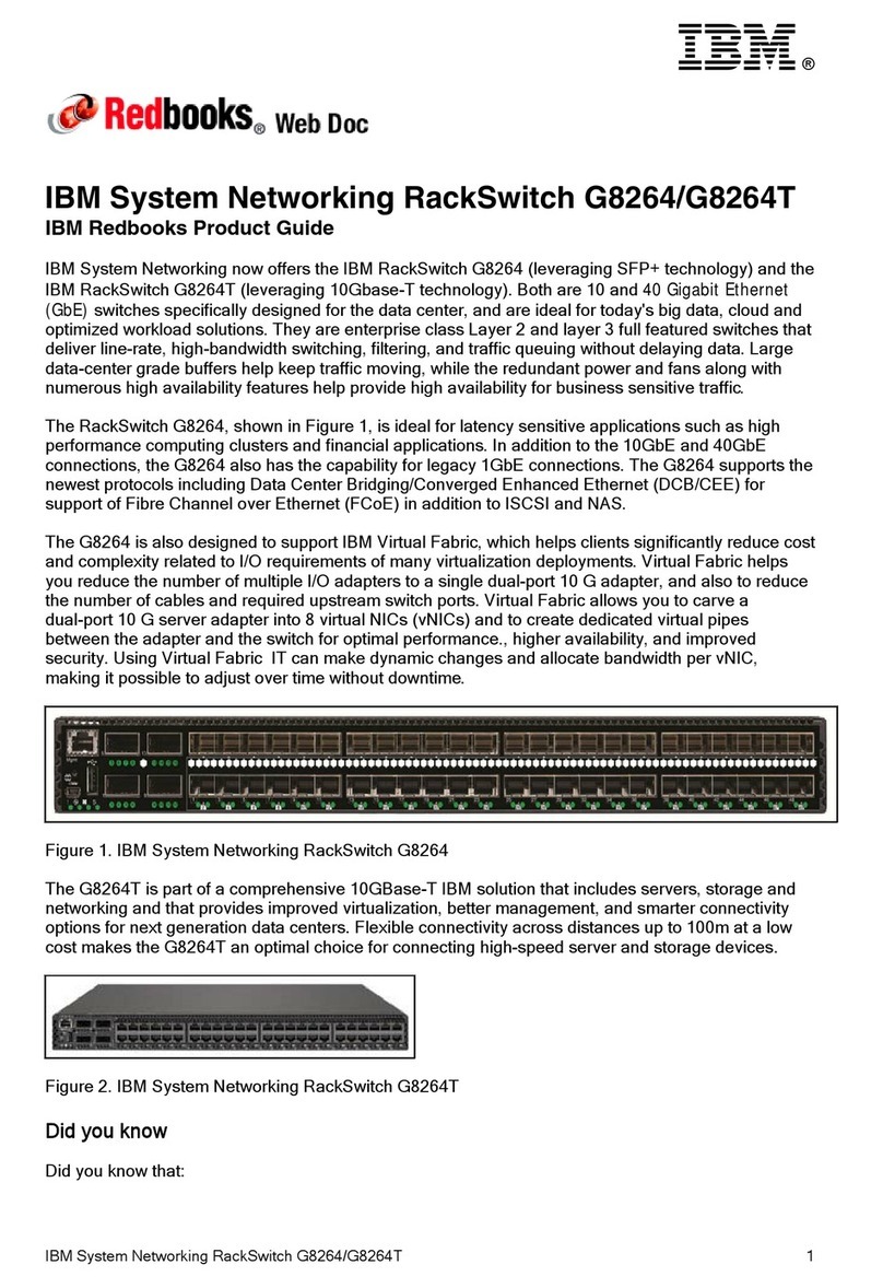 IBM RackSwitch G8264T User manual