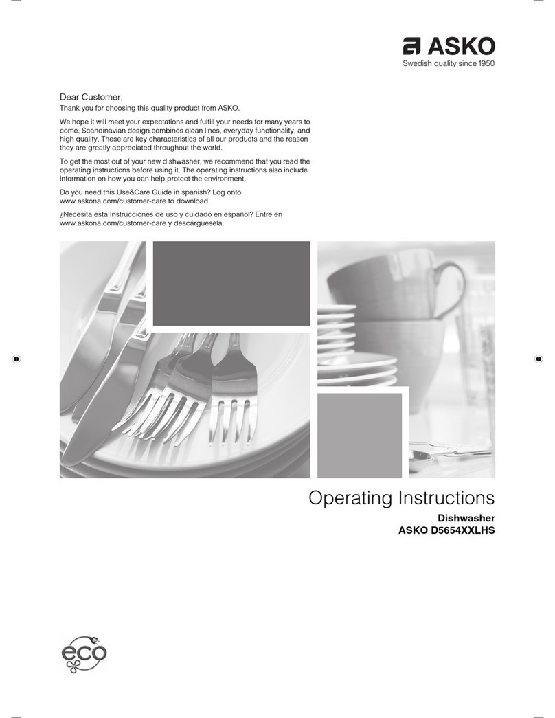 Asko D5654XXLHS User manual Asko D5654XXLHS User manual