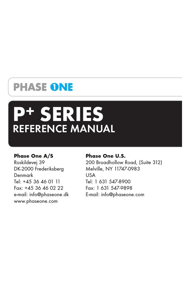 PhaseOne P+ Series User manual PhaseOne P+ Series User manual