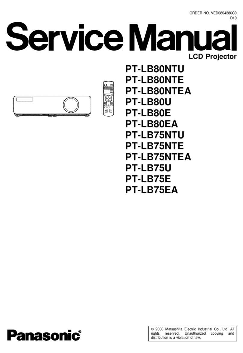 Panasonic PT-LB75EA User manual