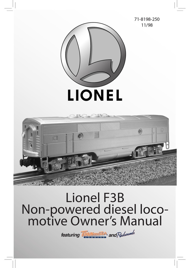 Lionel F3B User manual Lionel F3B User manual