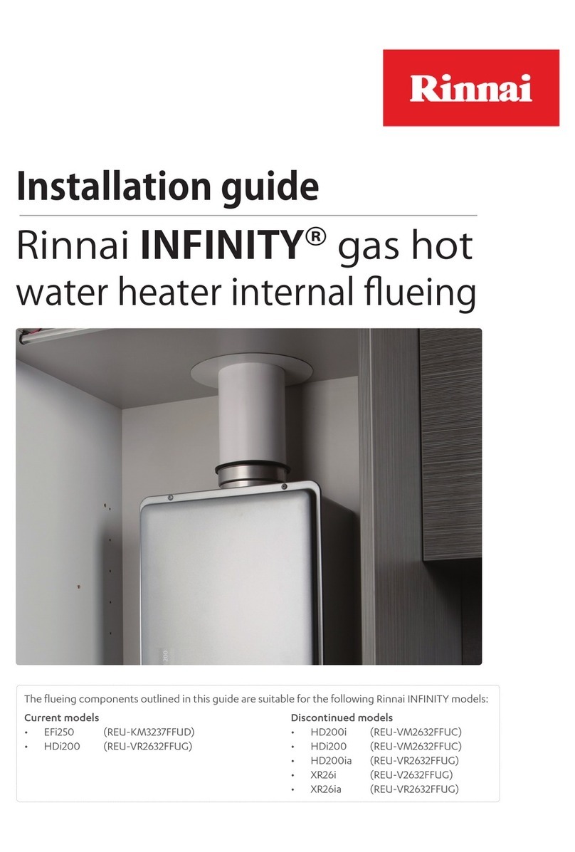 Rinnai Infinity XR26ia installation guide