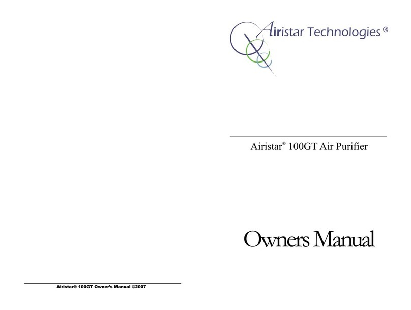 Airistar 100GT owner's manual