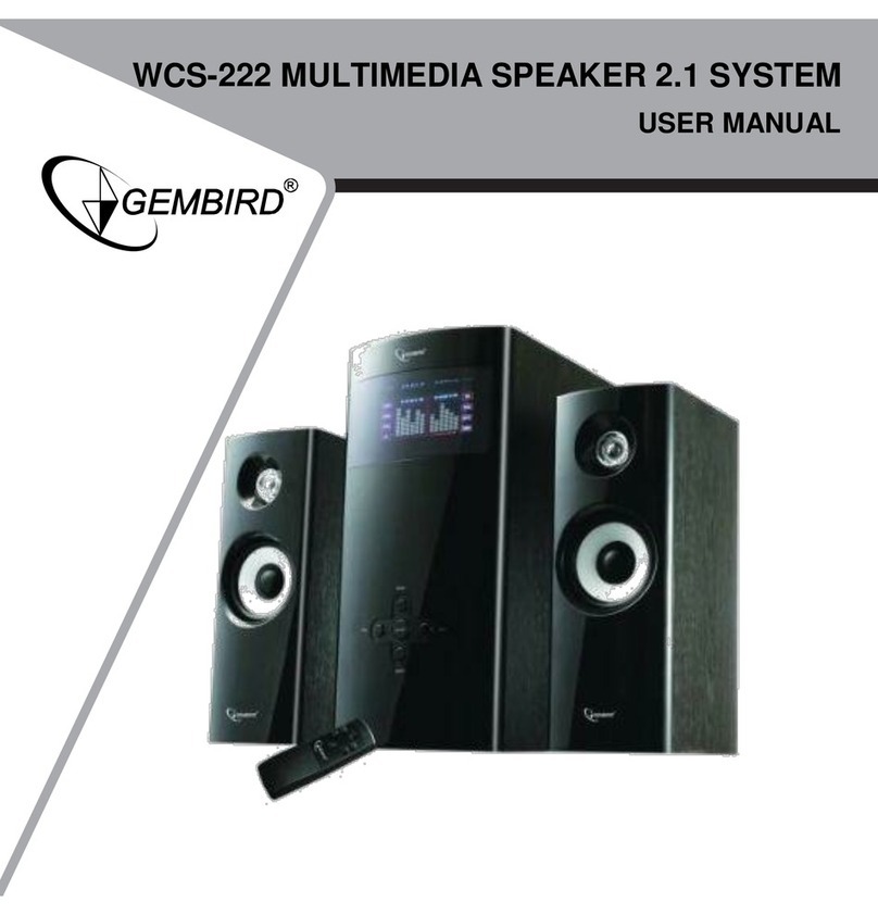 Gembird WCS-222 User manual Gembird WCS-222 User manual