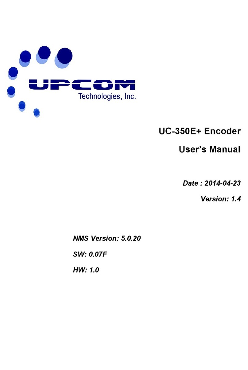 upcom UC-350E User manual