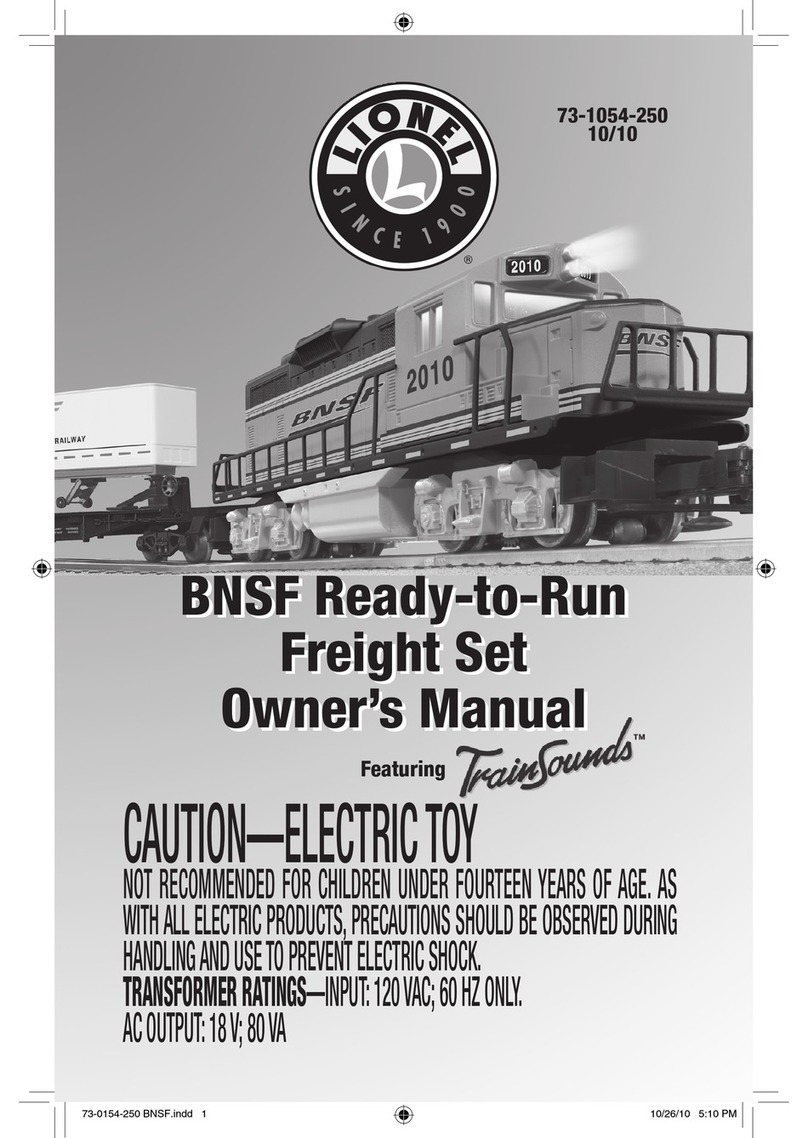 Lionel BNSF User manual