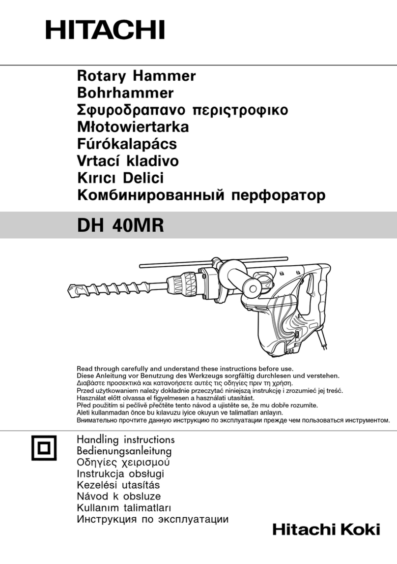 Hitachi DH 40MR User manual