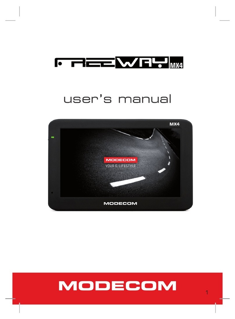 Modecom FreeWAY MX4 User manual Modecom FreeWAY MX4 User manual