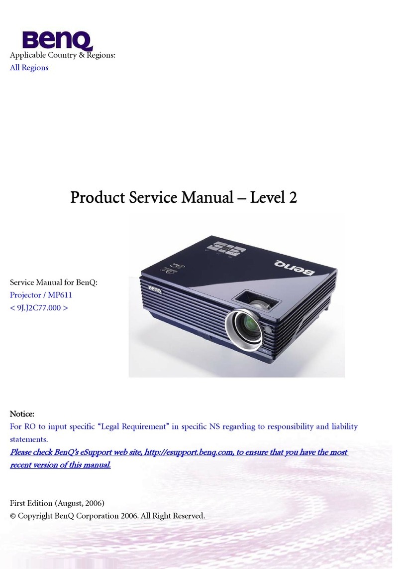 BenQ Mainstream MP611 User manual