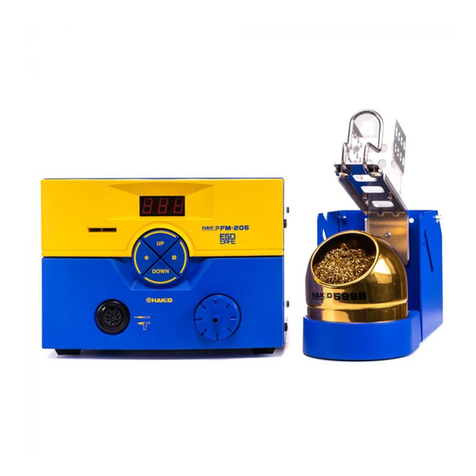Hakko Electronics FM-205 instruction manual Hakko Electronics FM-205 instruction manual