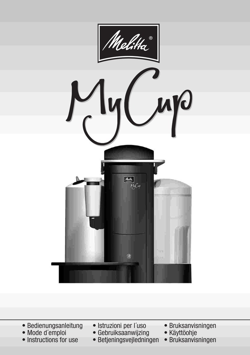 Melitta MY CUP User manual