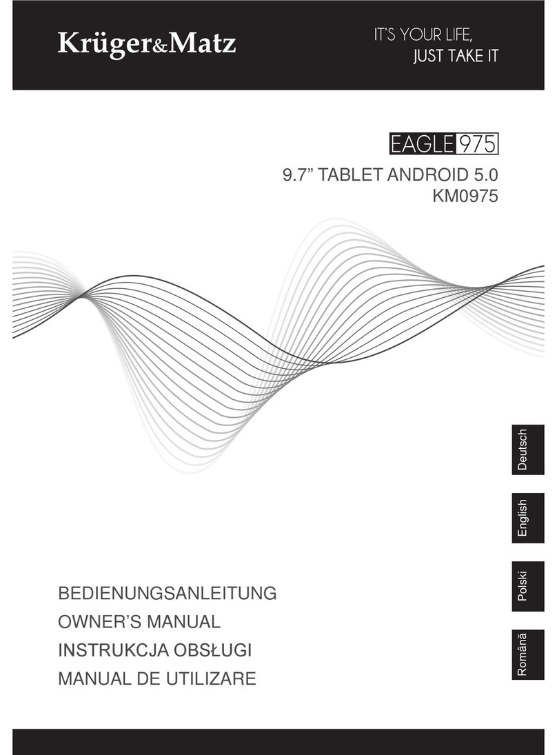 Kruger&Matz EAGLE KM0975 owner's manual