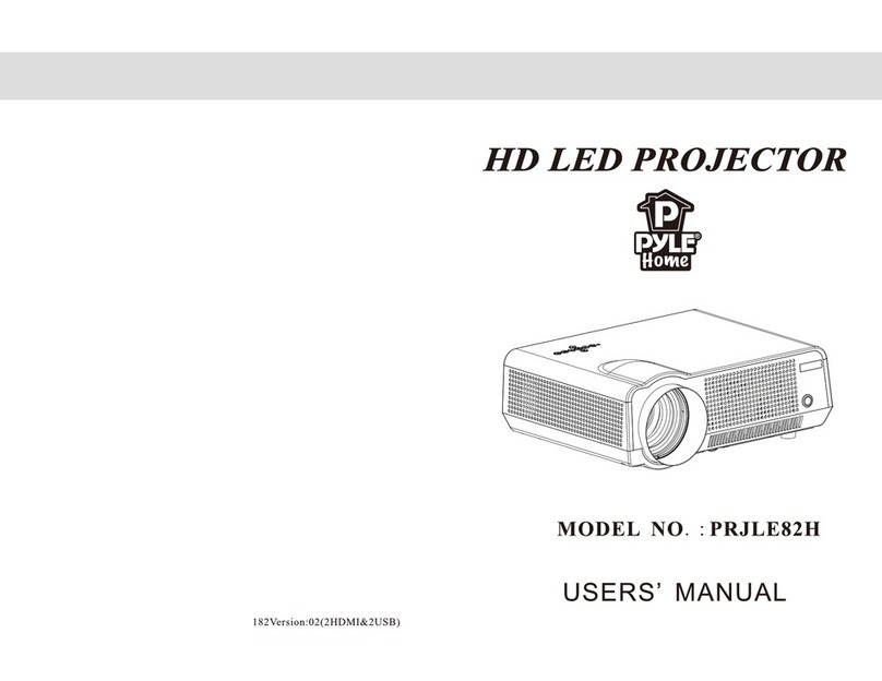Pyle PRJLE82H User manual