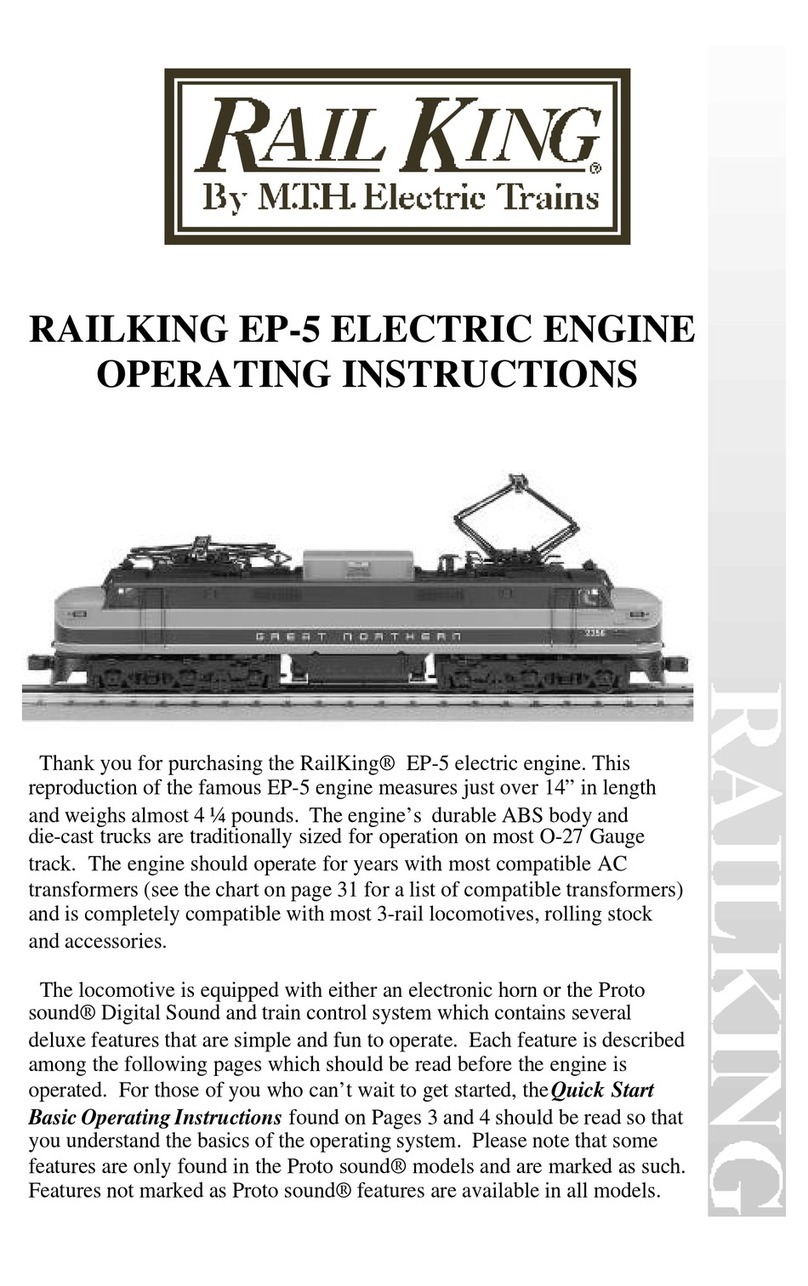 Walthers RAILKING EP-5 operating instructions Walthers RAILKING EP-5 operating instructions