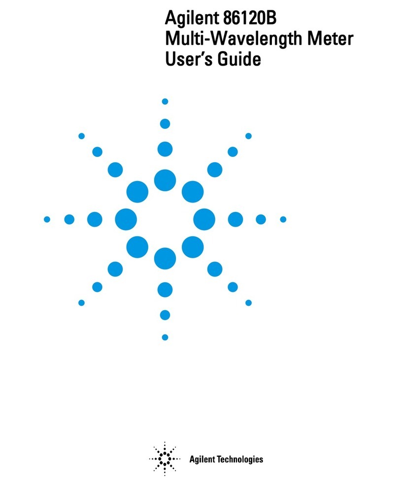 Agilent Technologies Agilent 86120B User manual
