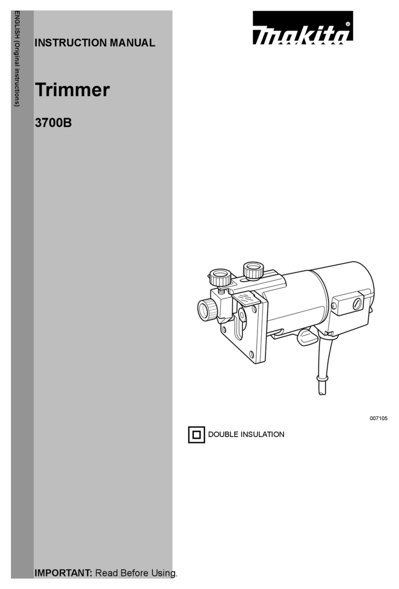 Makita 3700B instruction manual