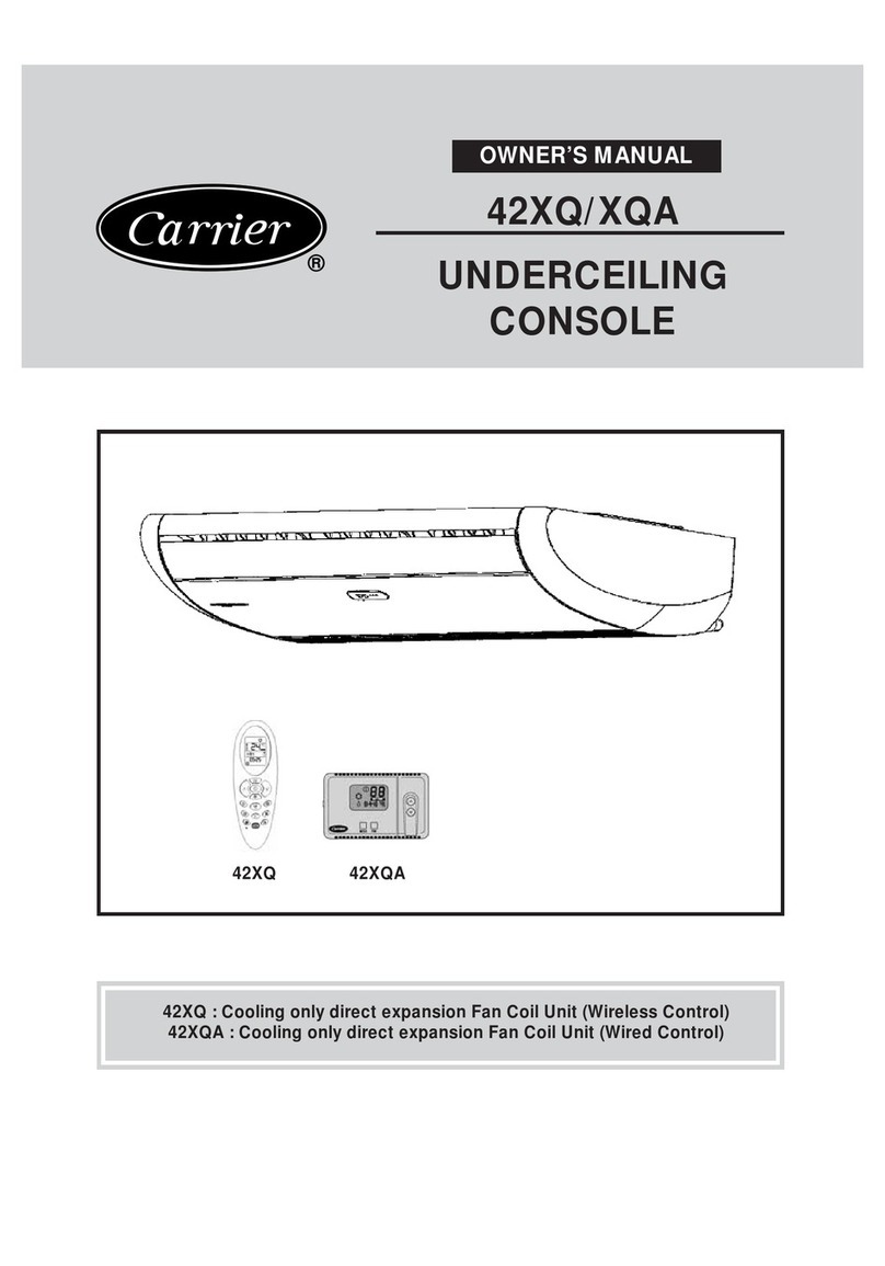 Carrier 42XQ Series User manual