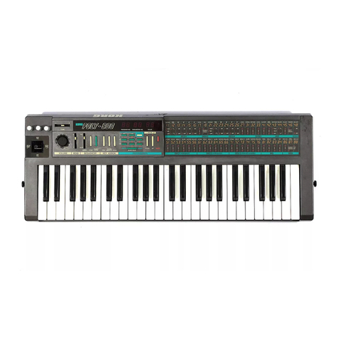 Korg Poly-800 Service manual