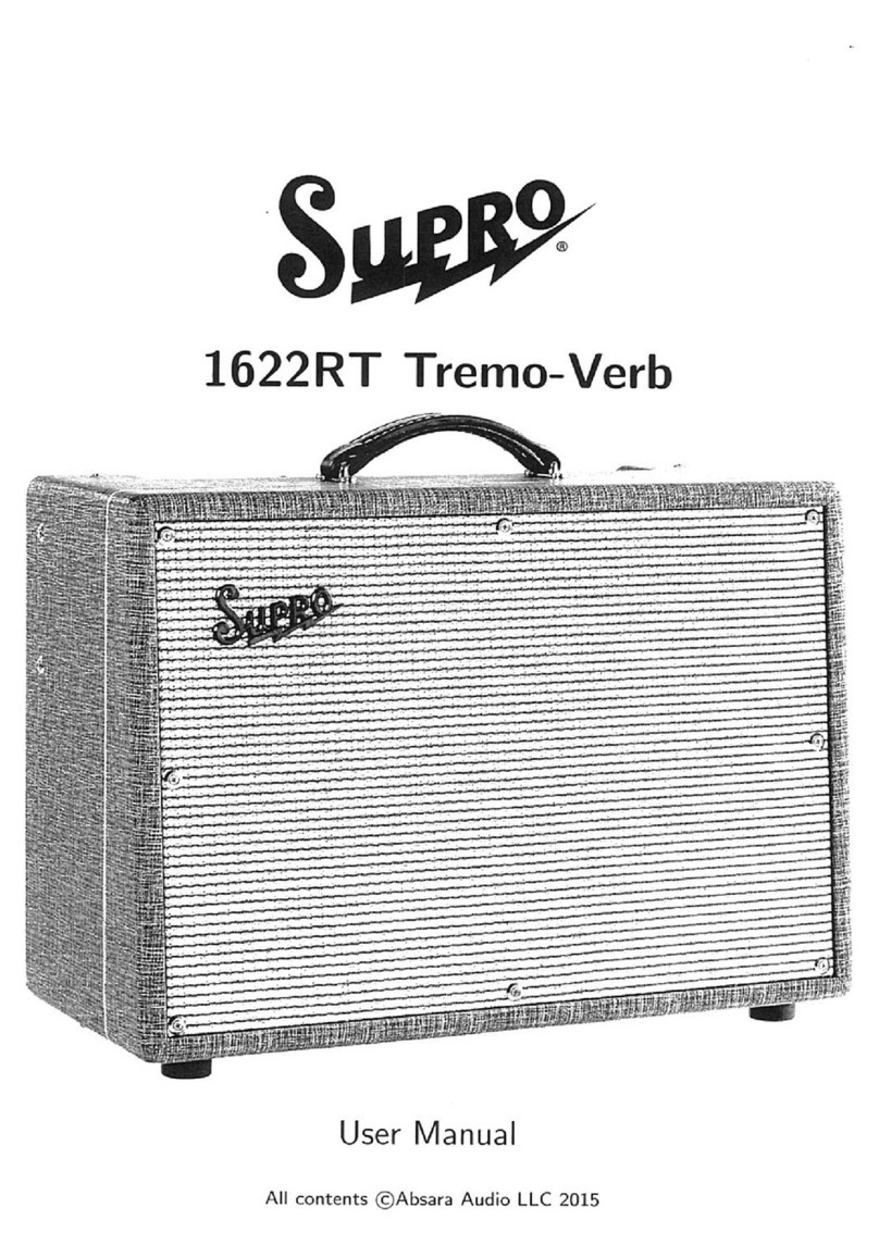 SUPRO 1622RT TREMO-VERB User manual SUPRO 1622RT TREMO-VERB User manual