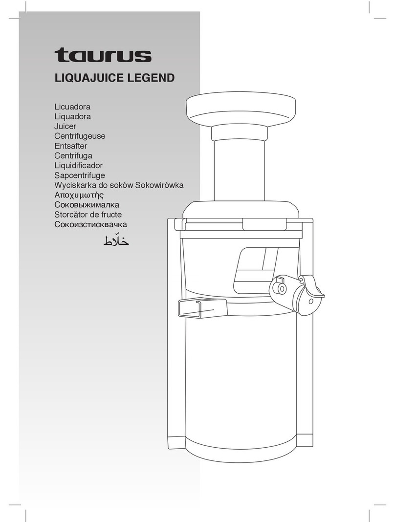Taurus LIQUAJUICE LEGEND User manual Taurus LIQUAJUICE LEGEND User manual