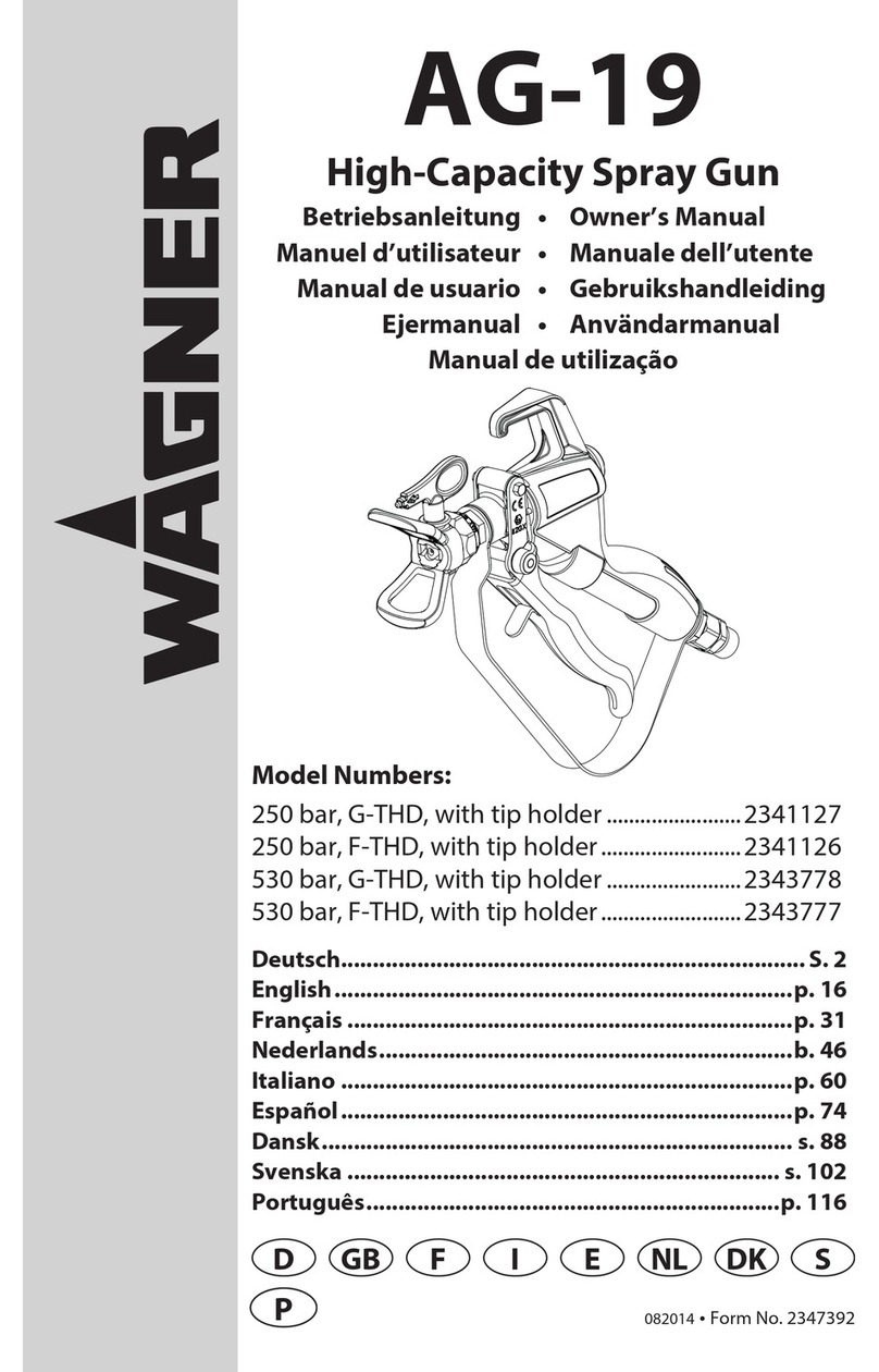 WAGNER AG-19 owner's manual