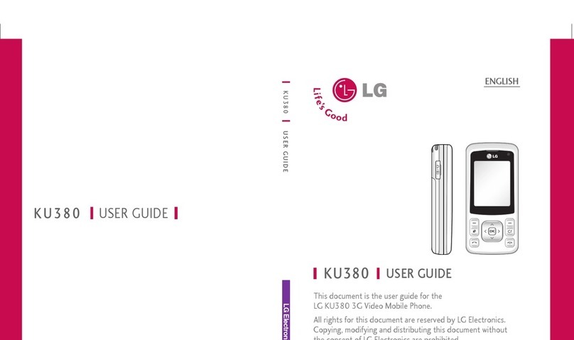 LG Vodafone KU380 User manual