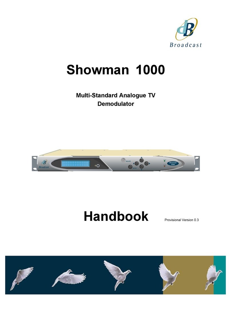 Broadcast Showman 1000 Handbook