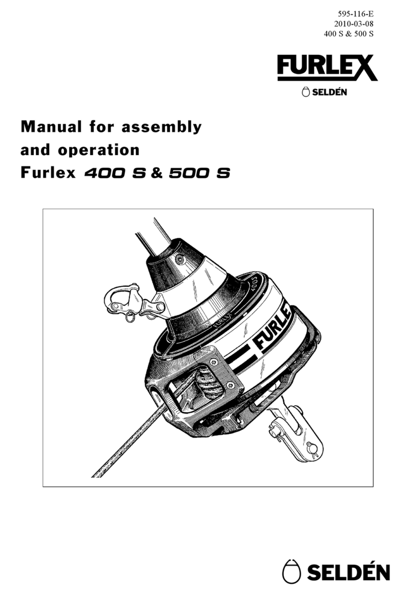 Selden Furlex 400 S Assembly & operation manual Selden Furlex 400 S Assembly & operation manual