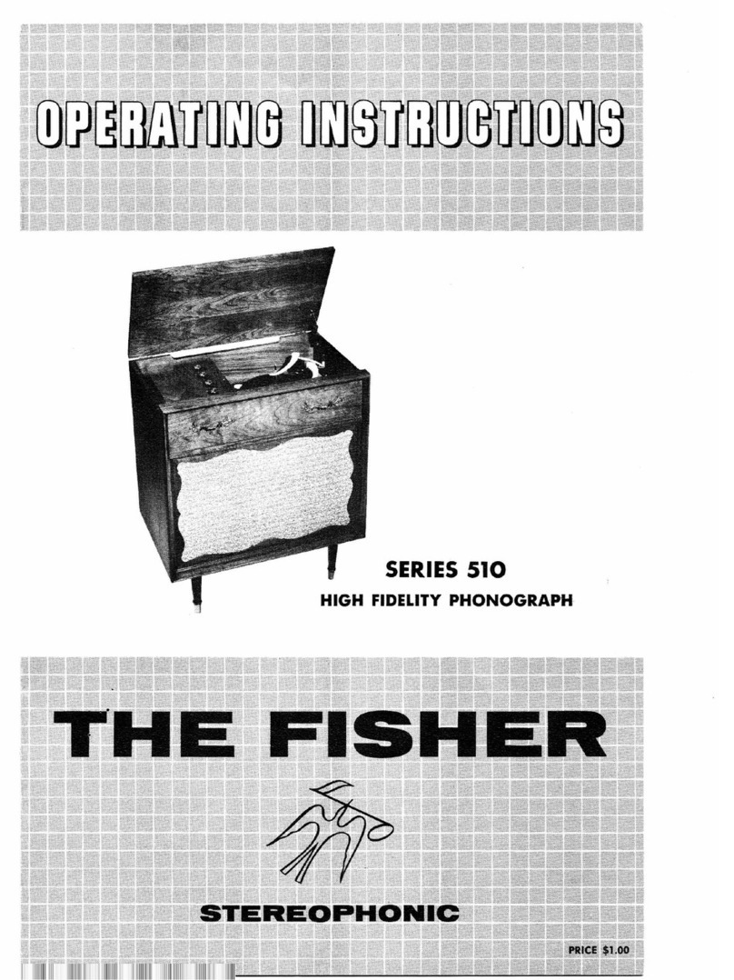 Fisher 510 series operating instructions
