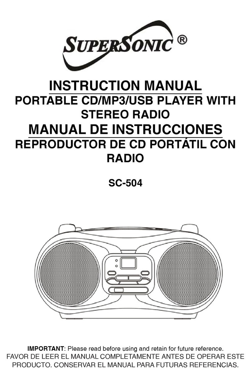 Supersonic sc-504 instruction manual