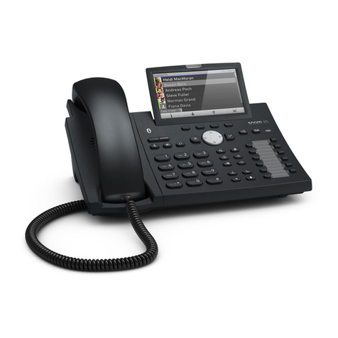 Snom D375 user manual