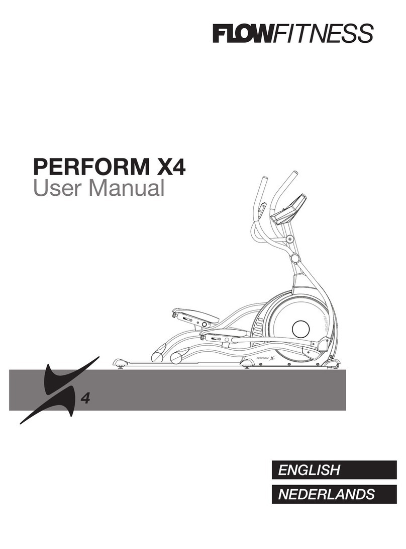 Flow Fitness PERFORM X4 user manual