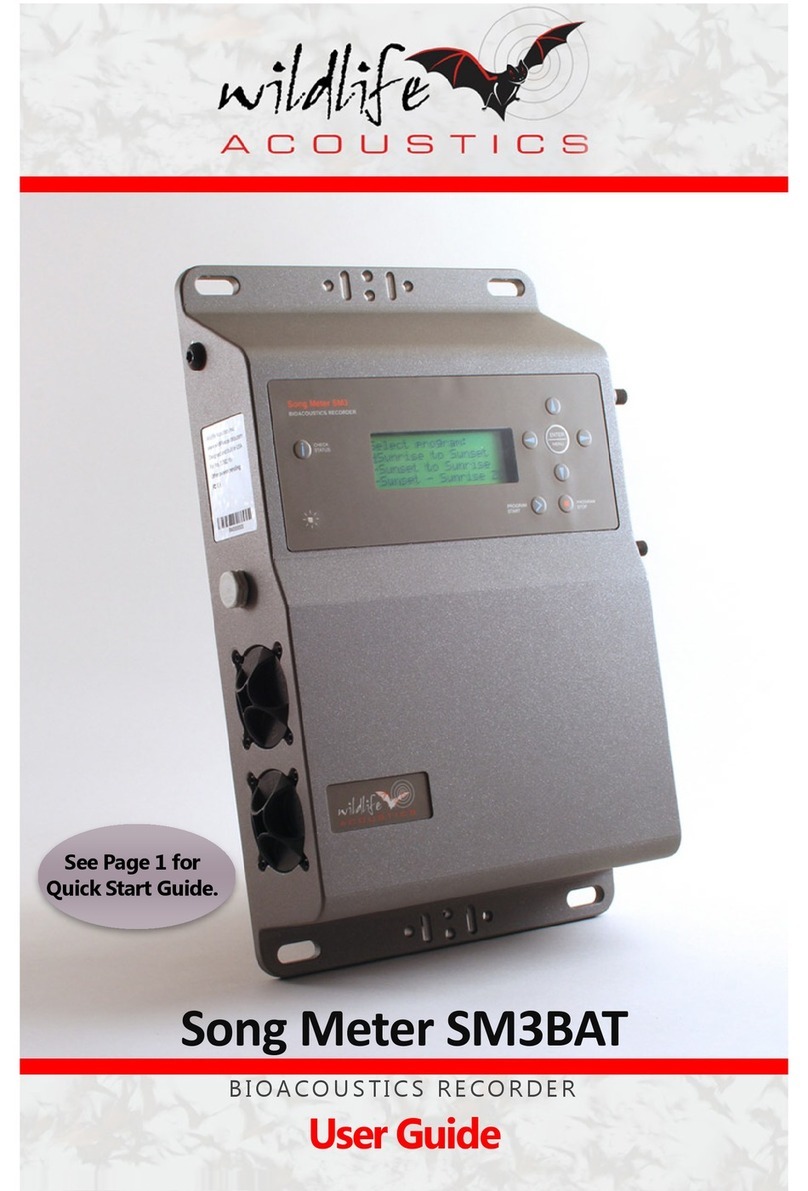 Wildlife Acoustics sm3bat user guide
