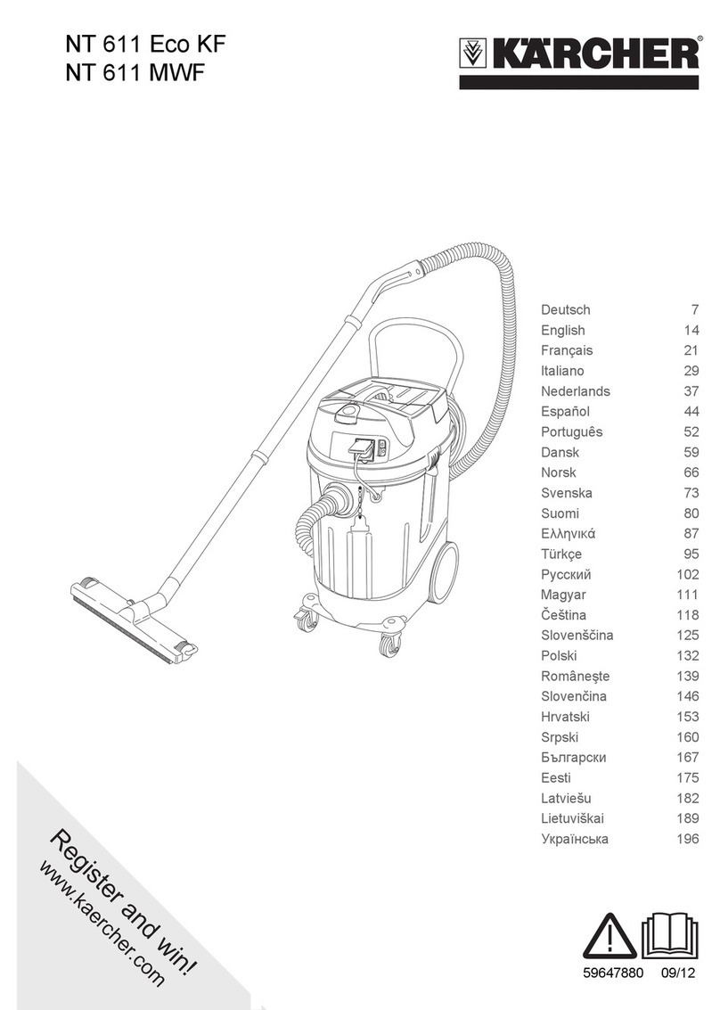 Kärcher NT 611 Eco KF User manual