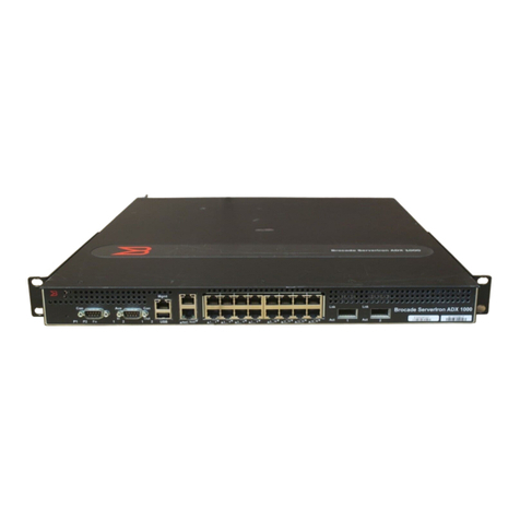 Brocade Communications Systems SERVERIRON ADX 10000 User manual