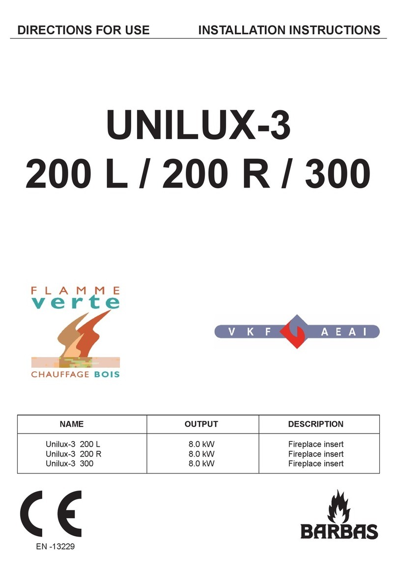 barbas UNILUX-3300 installation instructions
