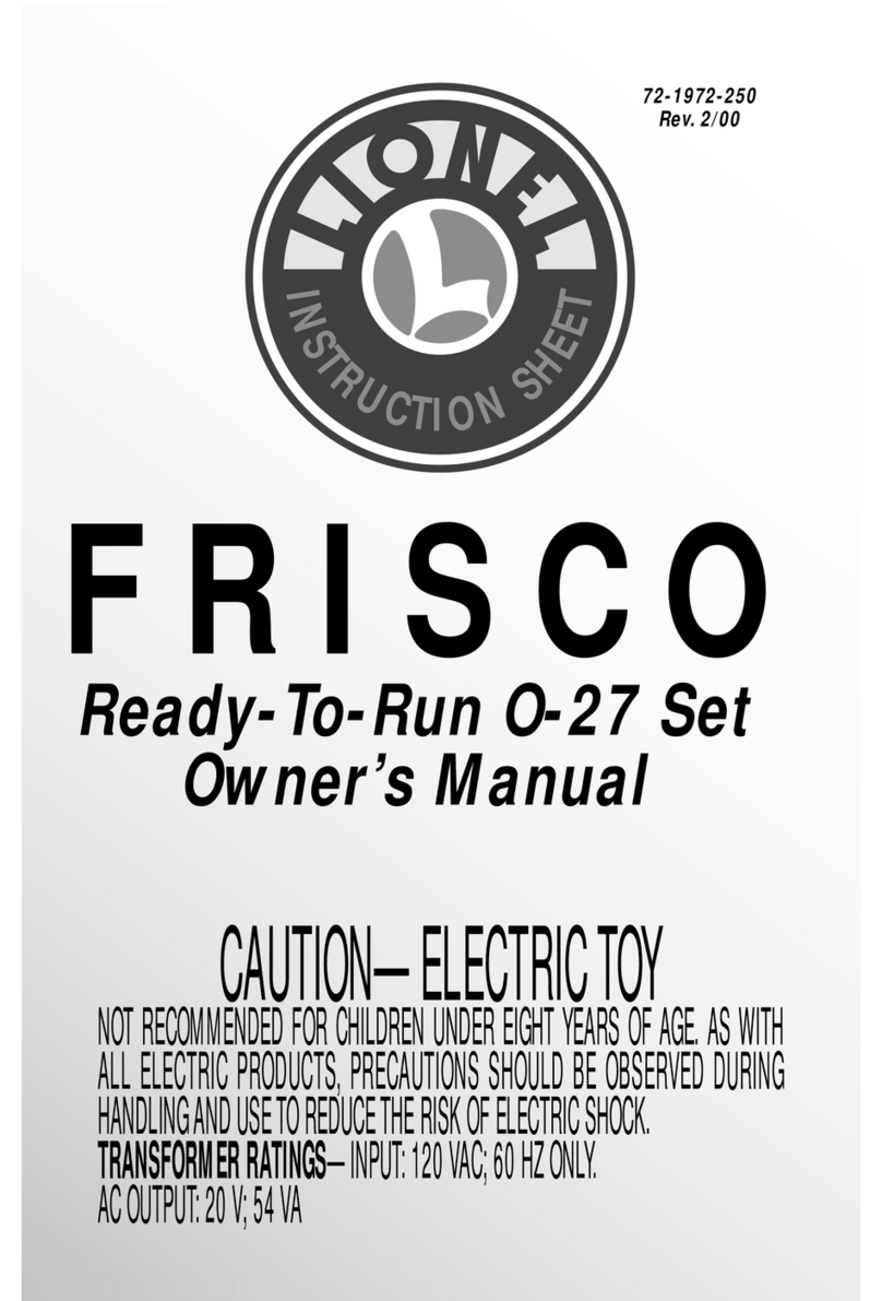 Lionel Frisco 0-27 owner's manual