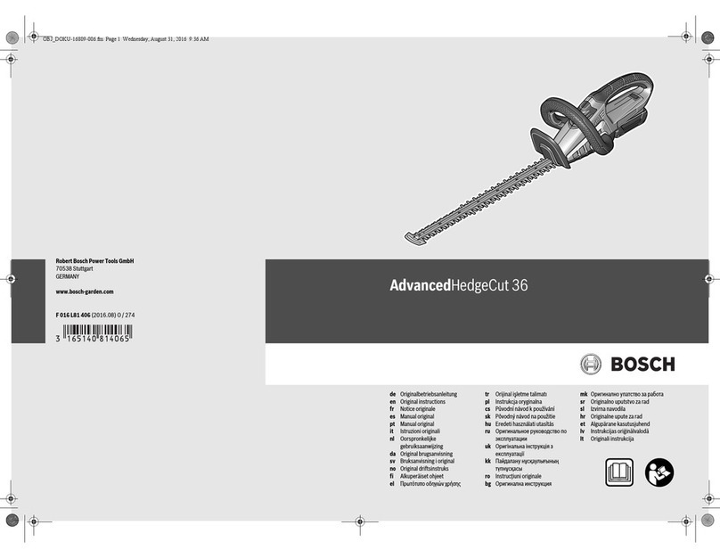 Bosch Advanced HedgeCut 36 Original instructions