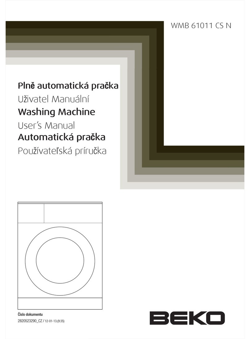 Beko WMB 61011 CS N User manual