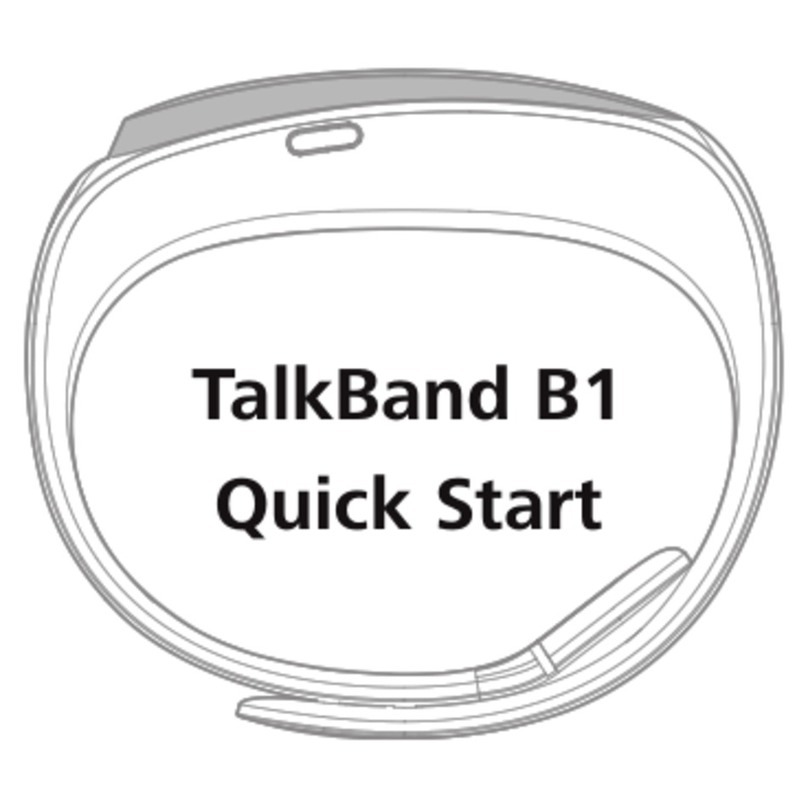 Huawei TalkBand B1 quick start