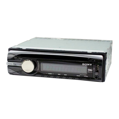 Sony CDX-GT454US User manual