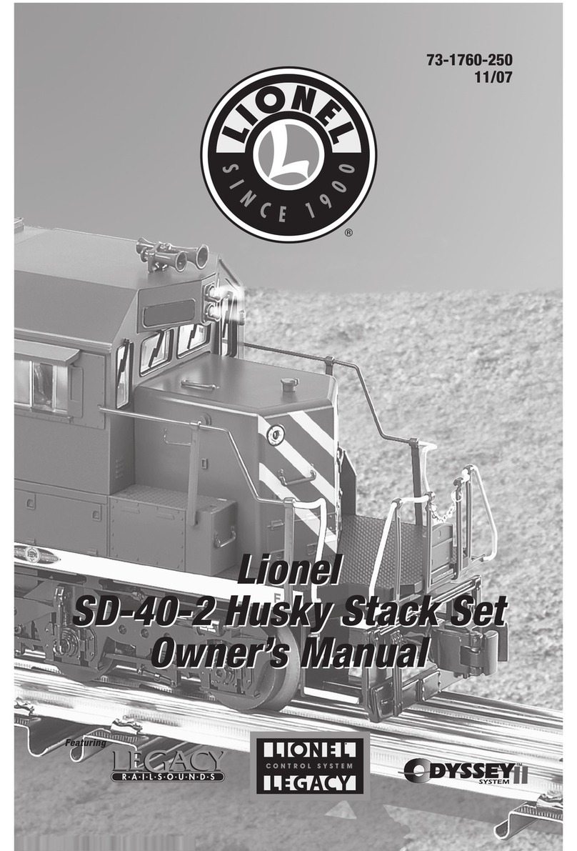 Lionel SD-40-2 Husky Stack owner's manual Lionel SD-40-2 Husky Stack owner's manual