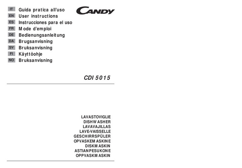 Candy CDI 5015 User instructions